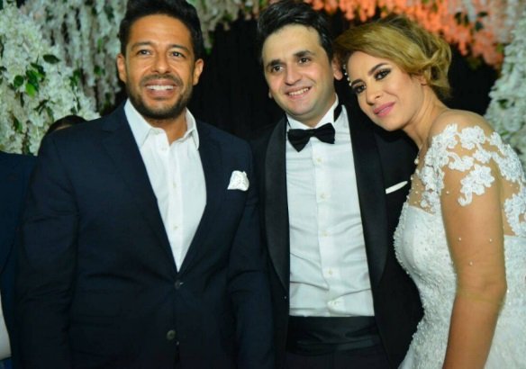 النجوم يجتمعون في حفل زفاف مصطفى خاطر نجم مسرح مصر
