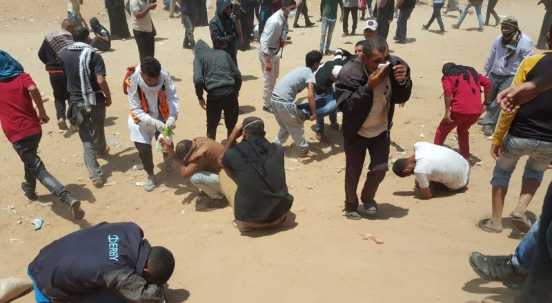13 ألف جريح منذ بدء مسيرات العودة 13 ألف جريح منذ بدء مسيرات العودة