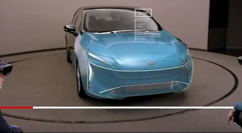 “فورد” تستخدم تكنولوجيا “الهولوجرام” في تصميم سياراتها