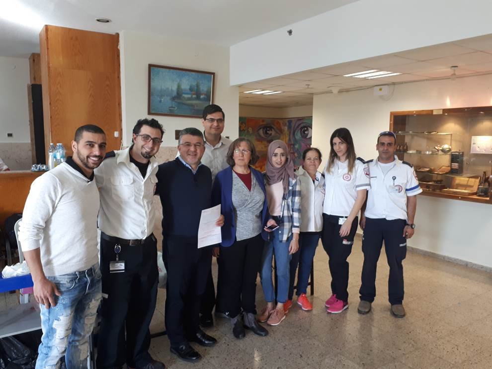 مستشفى الناصرة وعائلة د. توفيق نصير يشكرون كل من شارك في حملة التبرّع-2