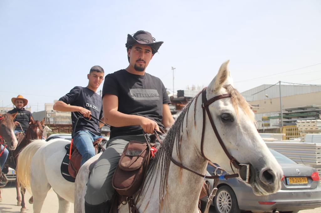 وادي عارة: مسيرة خيول في أراضي الروحة المهجرة احياءً ليوم الأرض‎‎-15