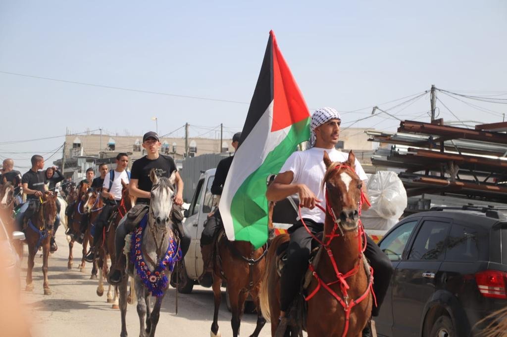 وادي عارة: مسيرة خيول في أراضي الروحة المهجرة احياءً ليوم الأرض‎‎-26