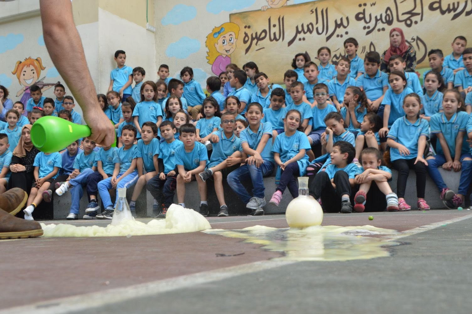 جمعية الروّاد تتألق بفعالياتها في مدرسة بير الامير الناصرة....في يوم العلوم‎-12