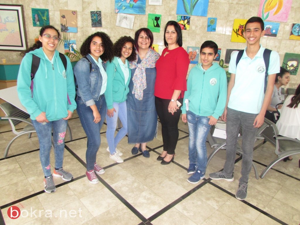 طلاب الإعدادية الحديقة (أ) يافة الناصرة يتألقون بمعرض الأبحاث العلمية-16