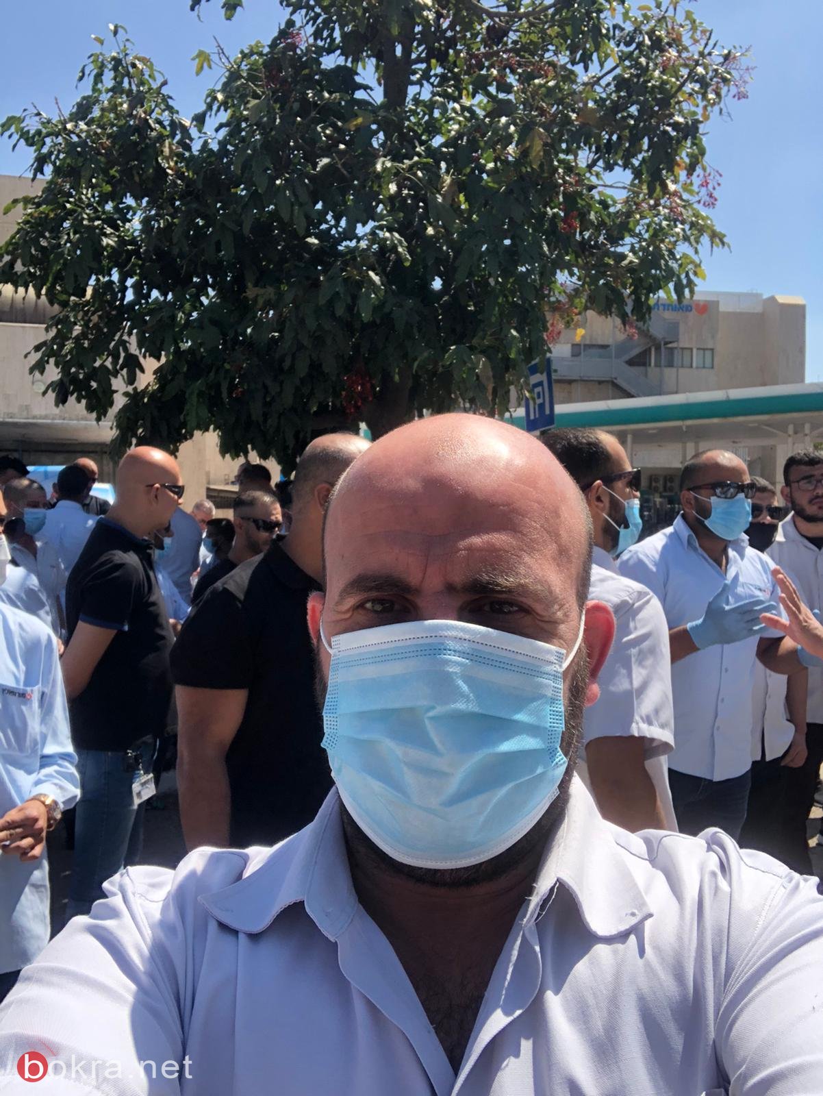سائقو شركة "متروبولين" العرب يتظاهرون أمام مكاتب الشرطة اعتراضًا على الشروط المجحفة-0