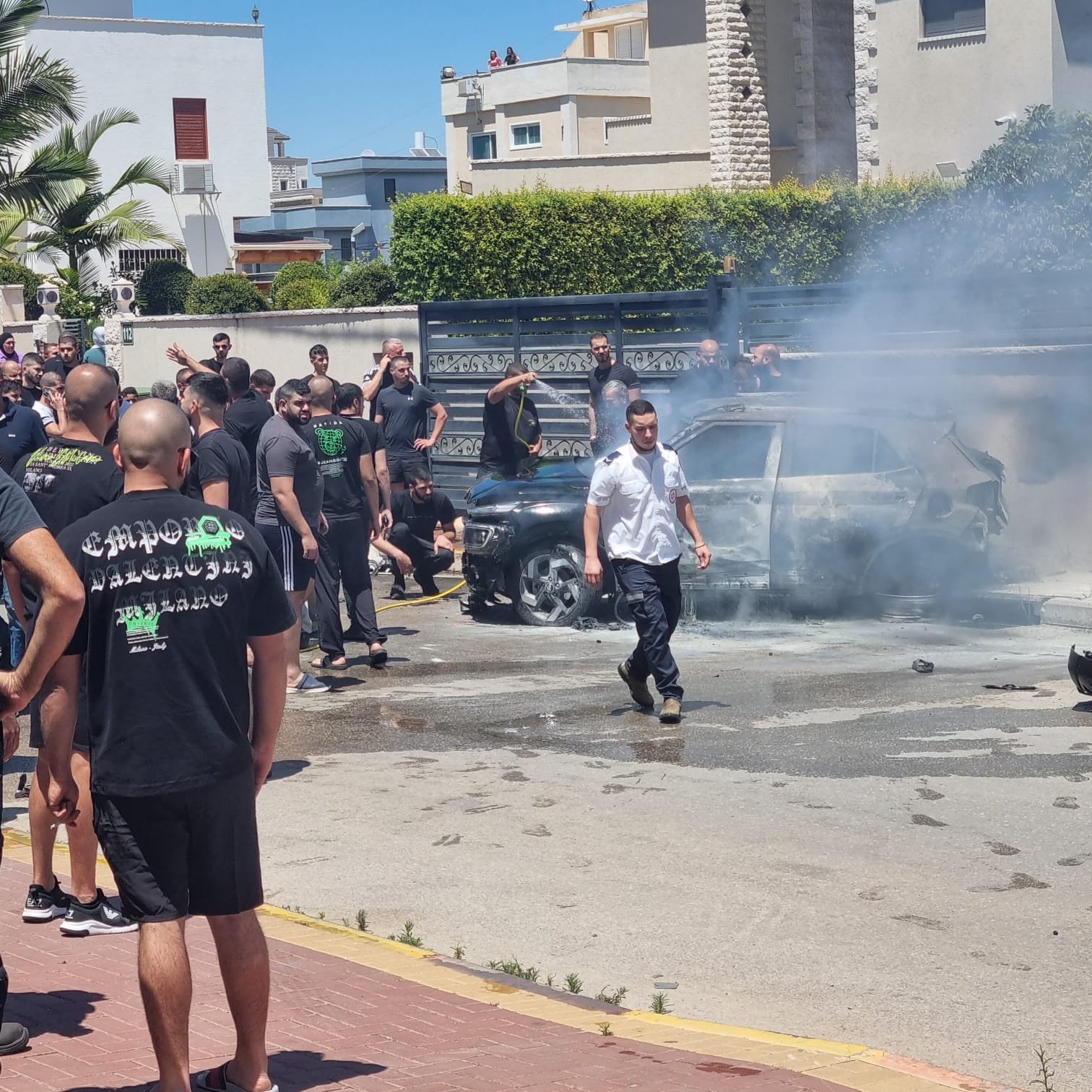 الطيرة: انفجار مركبة بالقرب من منزل-0