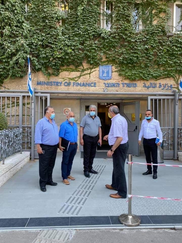 علي سلام رئيس بلدية الناصرة يلتقي وزير المالية يسرائيل كاتس-0