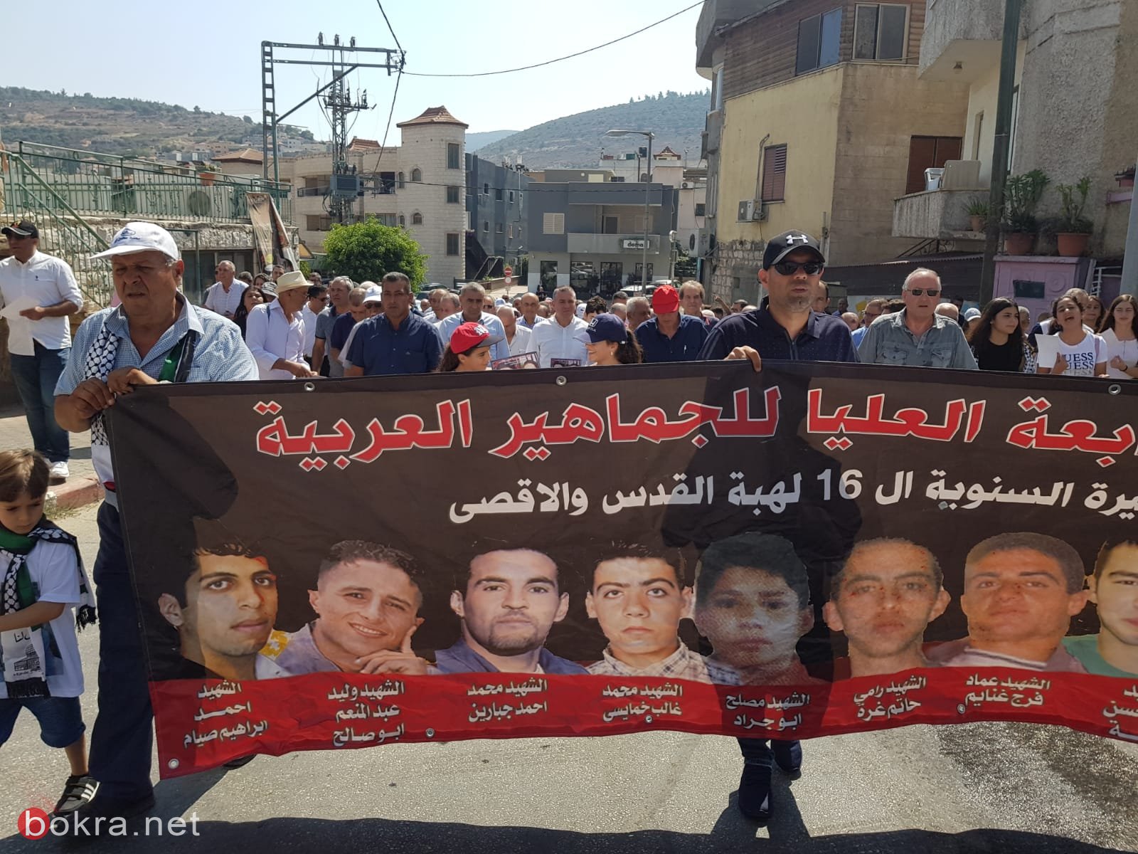 سخنين: المئات يشاركون في مسيرة احياء ذكرى هبة القدس والأقصى-1