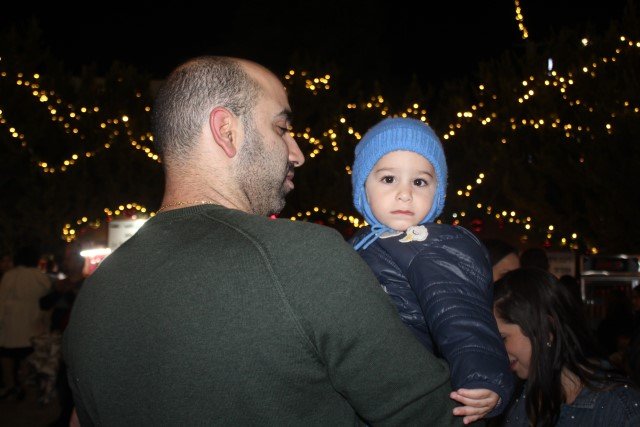 الناصرة: اضاءة شجرة الميلاد للّاتين-9