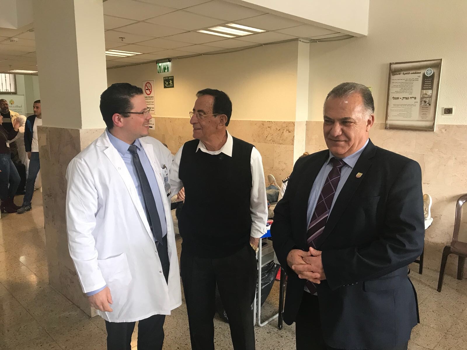  رئيس بلدية الناصرة يتفقد حملة التبرع بالدم للدكتور توفيق نصير وهاني رمزي حكيم-17