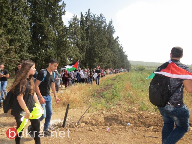 تحت شعار "استقلالكم نكبتنا" ، فلسطينيو الداخل يحيون مسيرة العودة الـ69 (صور وفيديو)-10