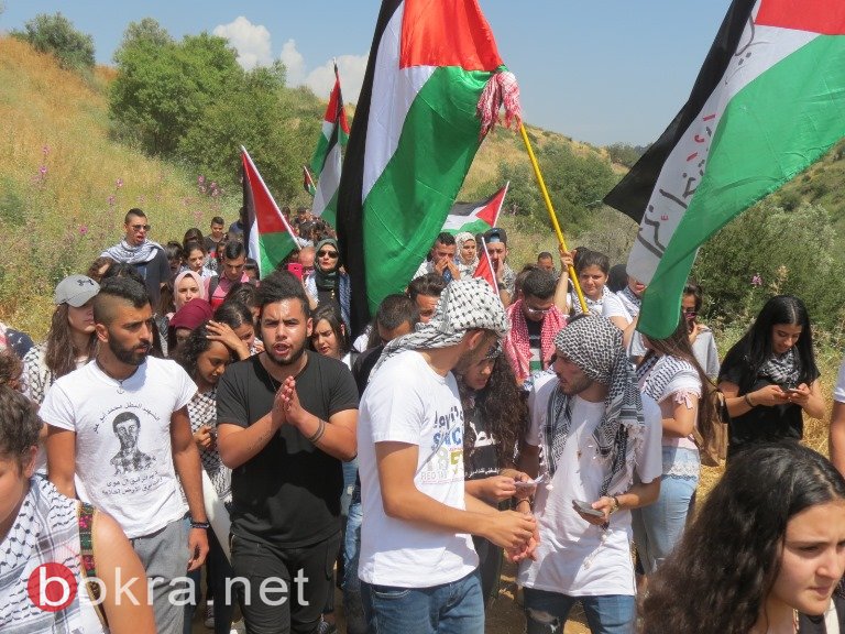 تحت شعار "استقلالكم نكبتنا" ، فلسطينيو الداخل يحيون مسيرة العودة الـ69 (صور وفيديو)-58