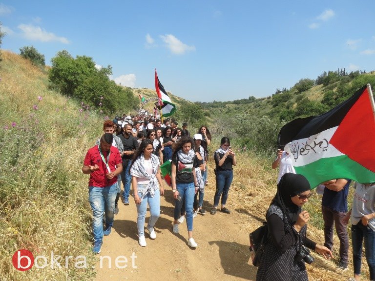 تحت شعار "استقلالكم نكبتنا" ، فلسطينيو الداخل يحيون مسيرة العودة الـ69 (صور وفيديو)-69