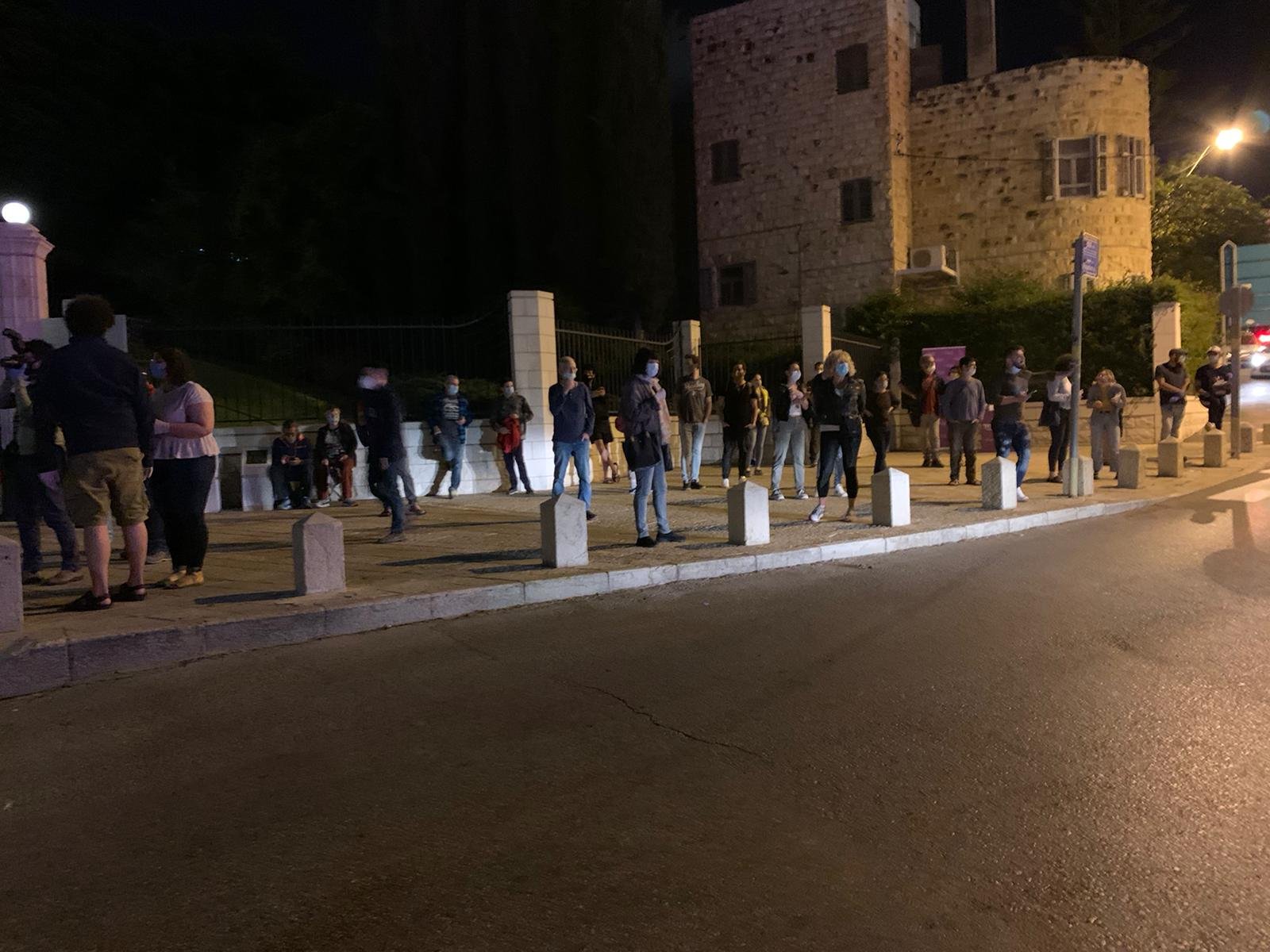 حيفا: مشاركة حاشدة في تظاهرة حاشدة للمطالبة بالاستقرار الاقتصادي واستقالة نتنياهو -25