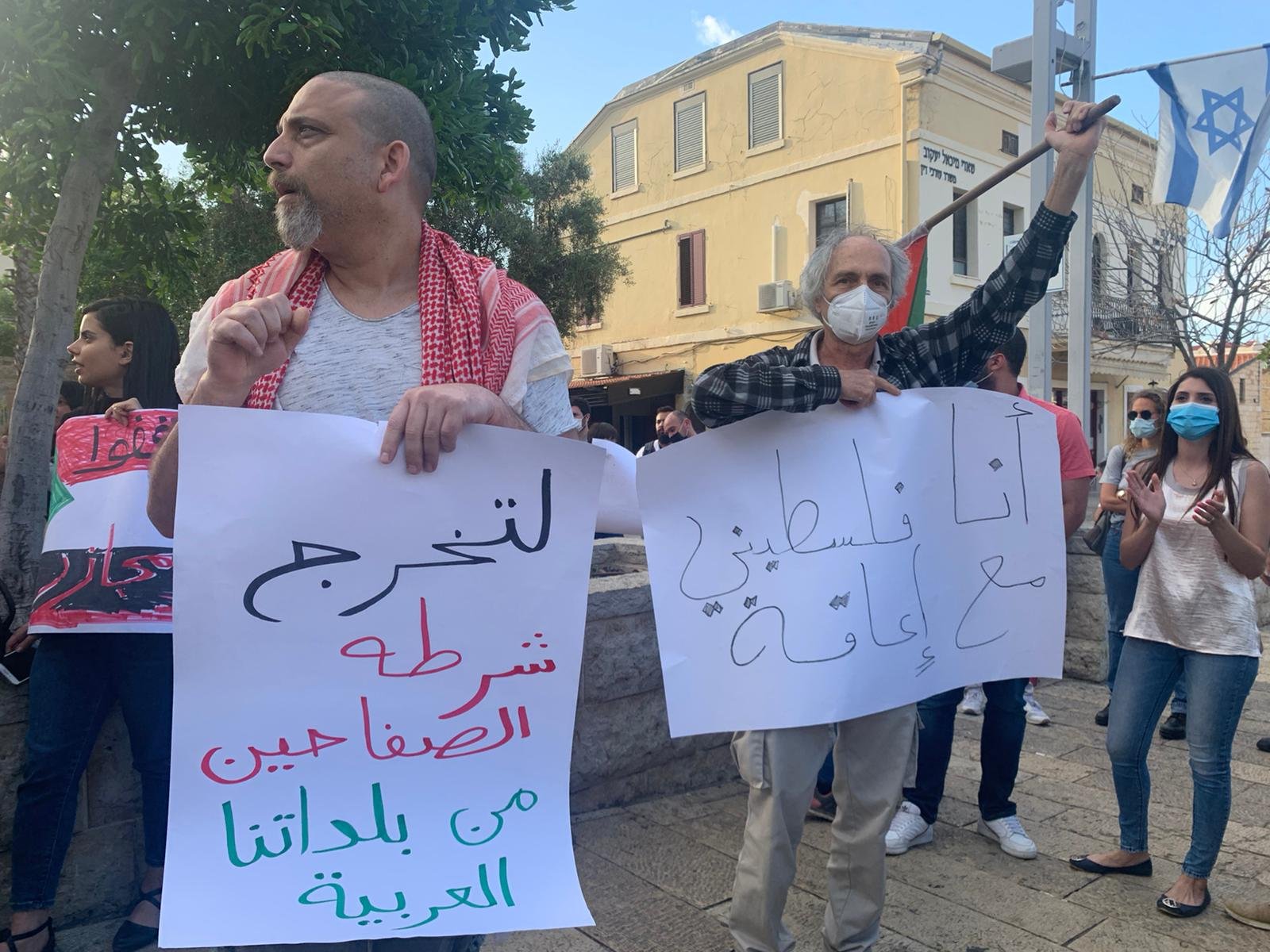 مباشر: حيفا تنتفض ضد الإعدامات الميدانية واغلاق الشارع-12
