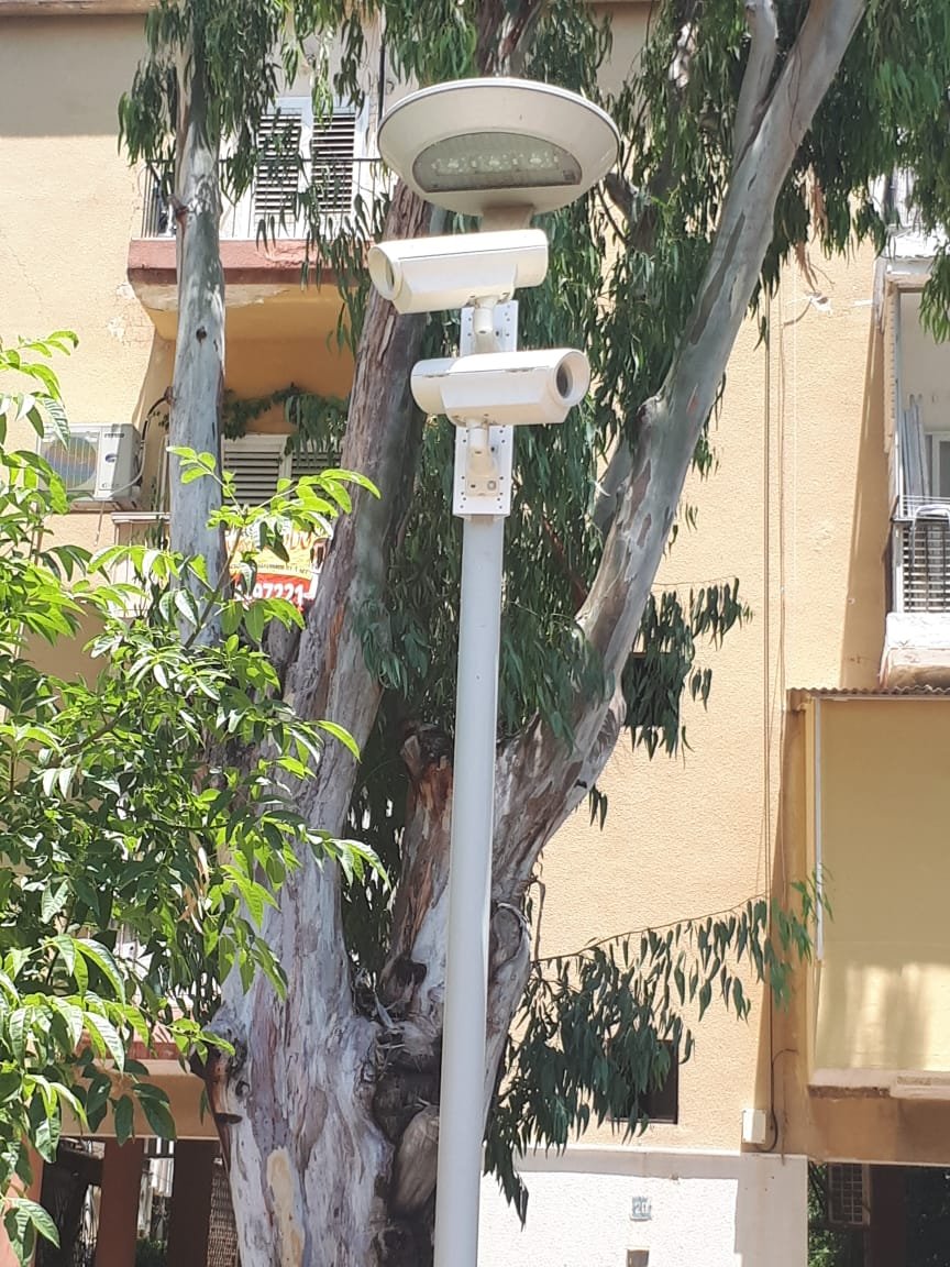 الانتهاء من تركيب نظام كاميرات مراقبة في حديقة شارع هحايل في بات جليم وعلى طول شارع بن يهودا في الهدار في حيفا-0