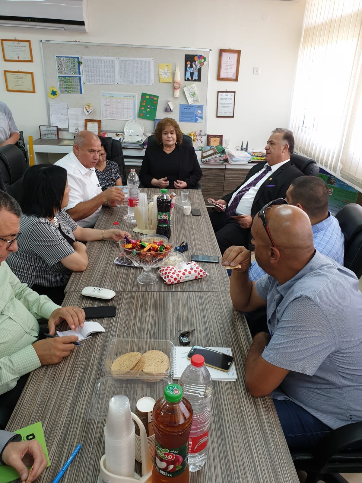 رئيس بلدية الناصرة علي سلام وادارته يتفقدون مدارس الناصرة -18