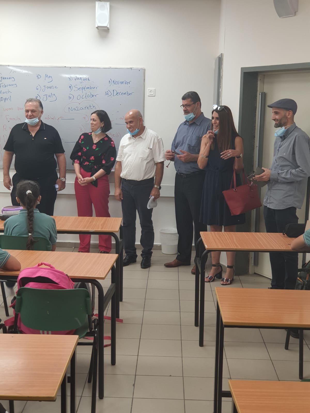 علي سلّام رئيس بلدية الناصرة يتفقد بعض مدارس المدينة-5