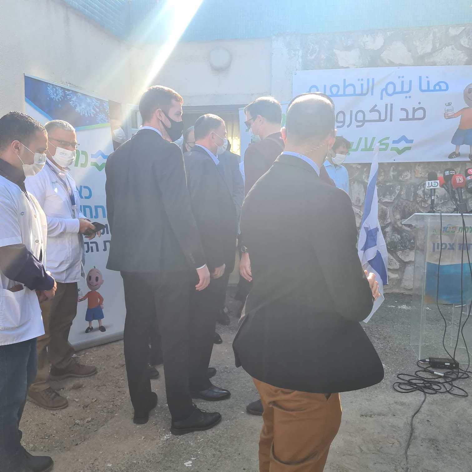 وزير الصحة في الناصرة للاطلاع على سير التطعيمات والحديث عن التطورات-7
