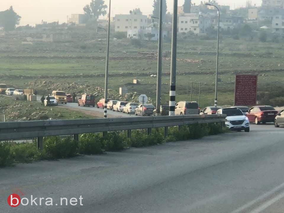 الاحتلال ينكل بعشرات الفلسطينيين شمال رام الله بحجة اصابة مستوطنة-4