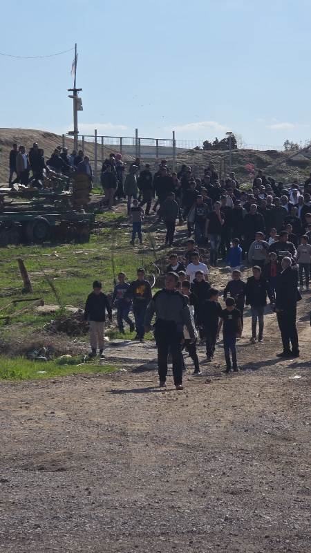 الآلاف يتظاهرون في ترابين الصانع ضد الحصار والاقتحامات الإسرائيلية-23