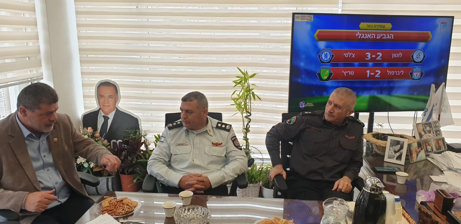 سلطة الأطفاء تلتقي رئيس بلدية الناصرة-1