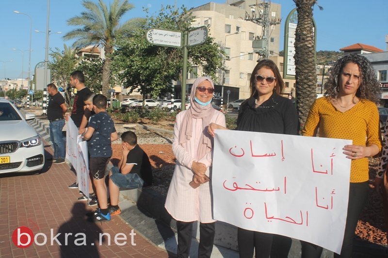 سخنين: تظاهرة لاهالي ذوي الاحتياجات الخاصة منددة بالإعدامات الميدانية -53