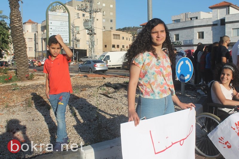 سخنين: تظاهرة لاهالي ذوي الاحتياجات الخاصة منددة بالإعدامات الميدانية -62