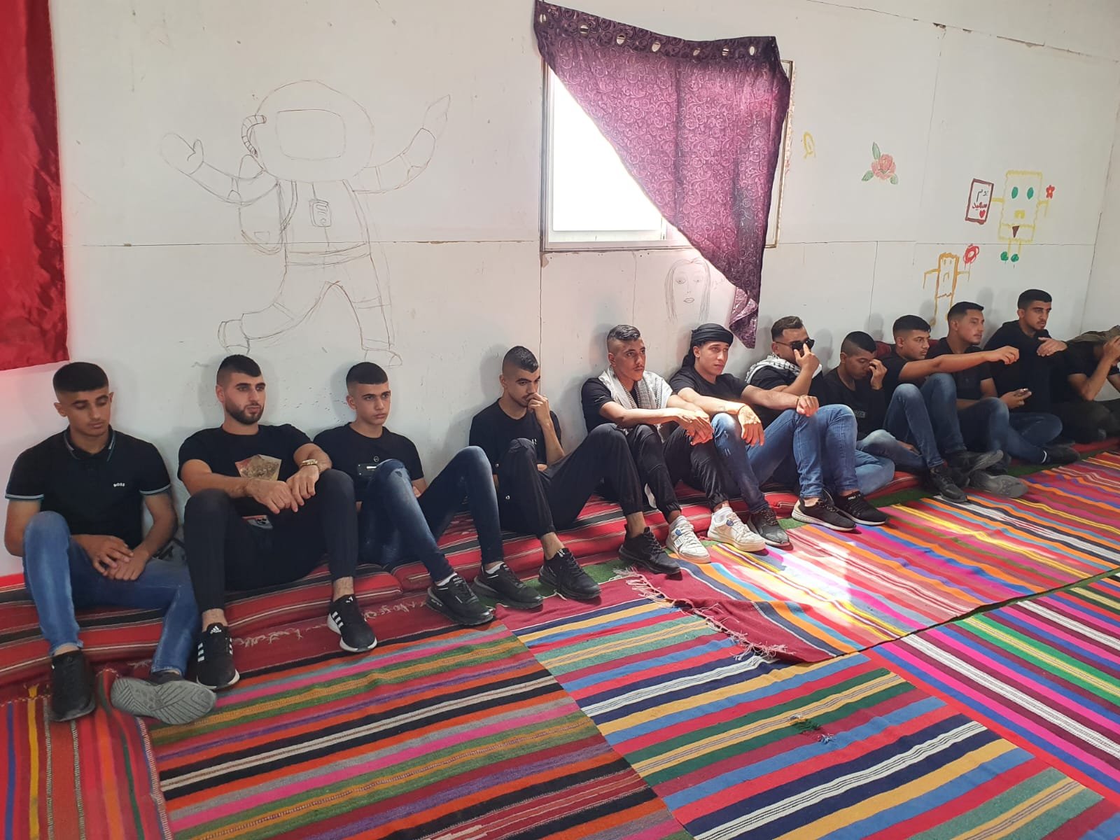 أول مرة لهم في قرية مسلوبة الإعتراف: شباب "صوت واحد" في زيارة لقرية السرة في النقب-7
