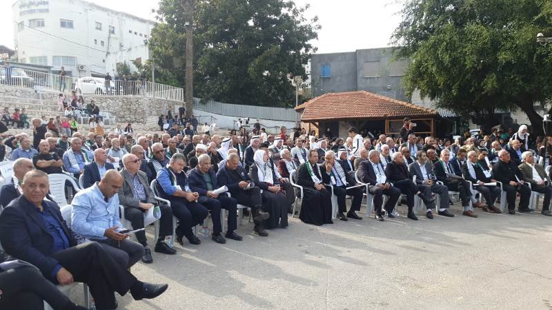 عيلوط: حضور واسع في مراسيم تدشين النصب التذكاري لشهداء المجزرة-5