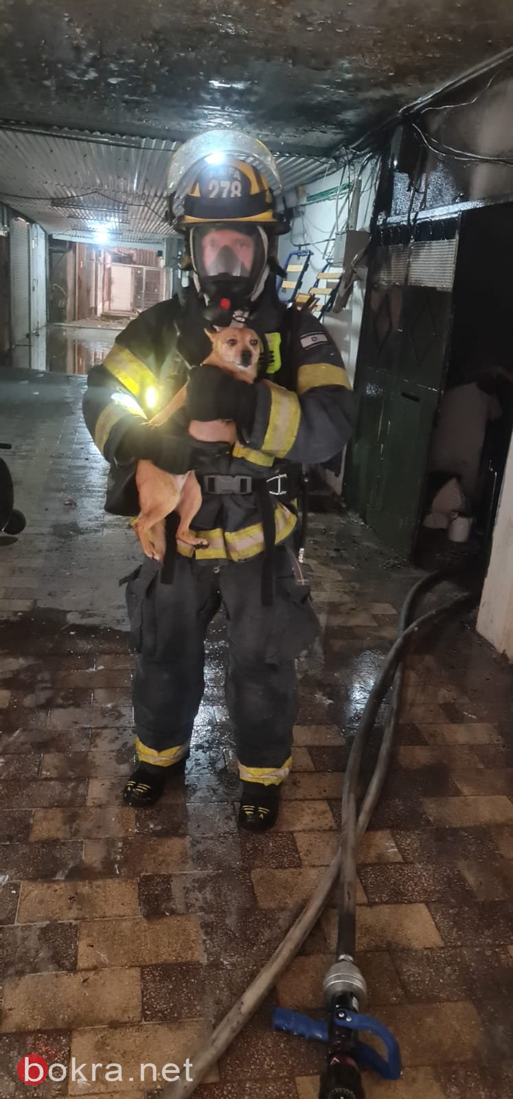 حيفا: اندلاع حريق داخل مبنى، وتخليص أم وأطفالها الثلاثة-3