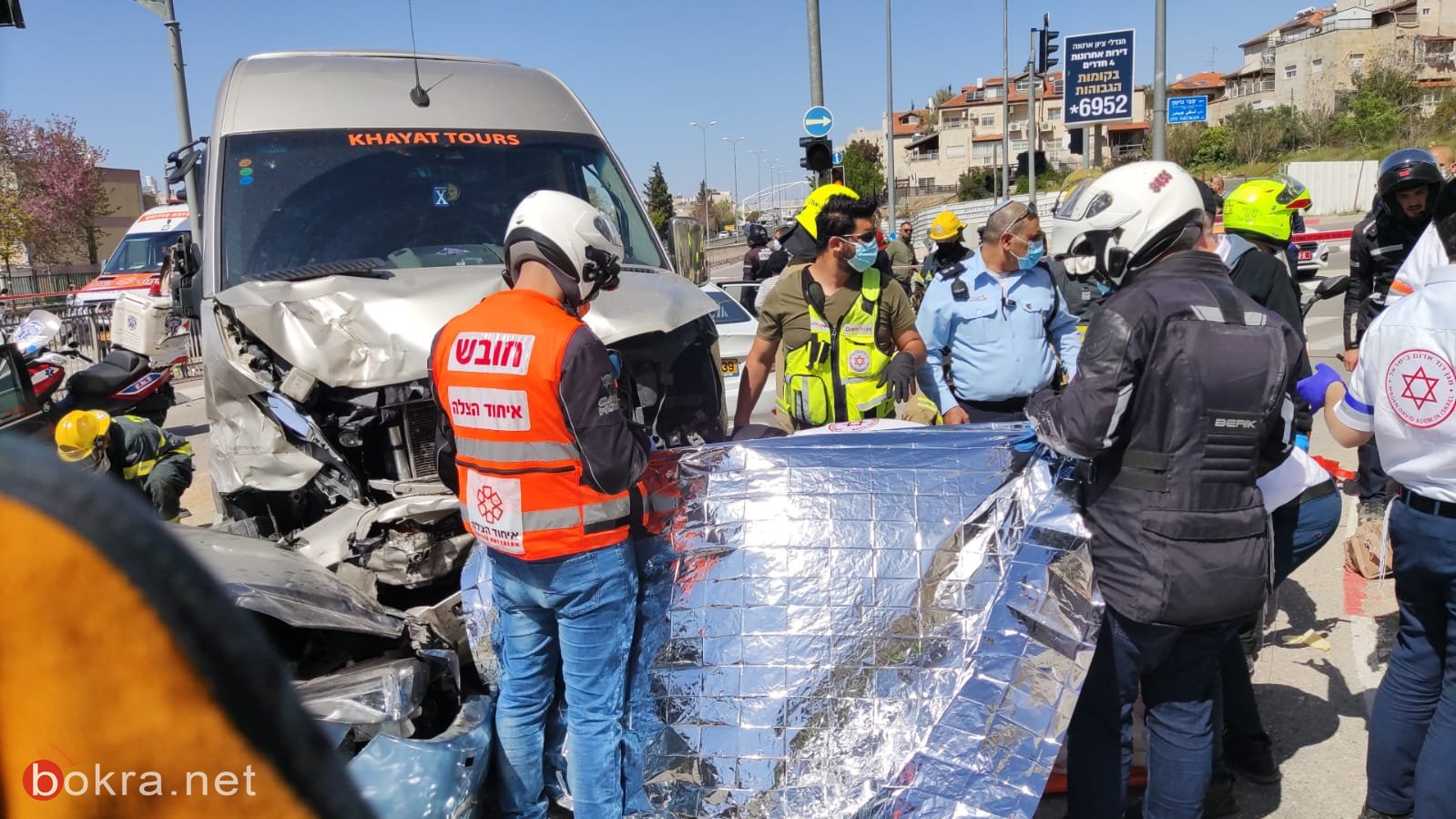مصرع سيدة  جرّاء حادث طرق في القدس واصابة 5 اخرين-2