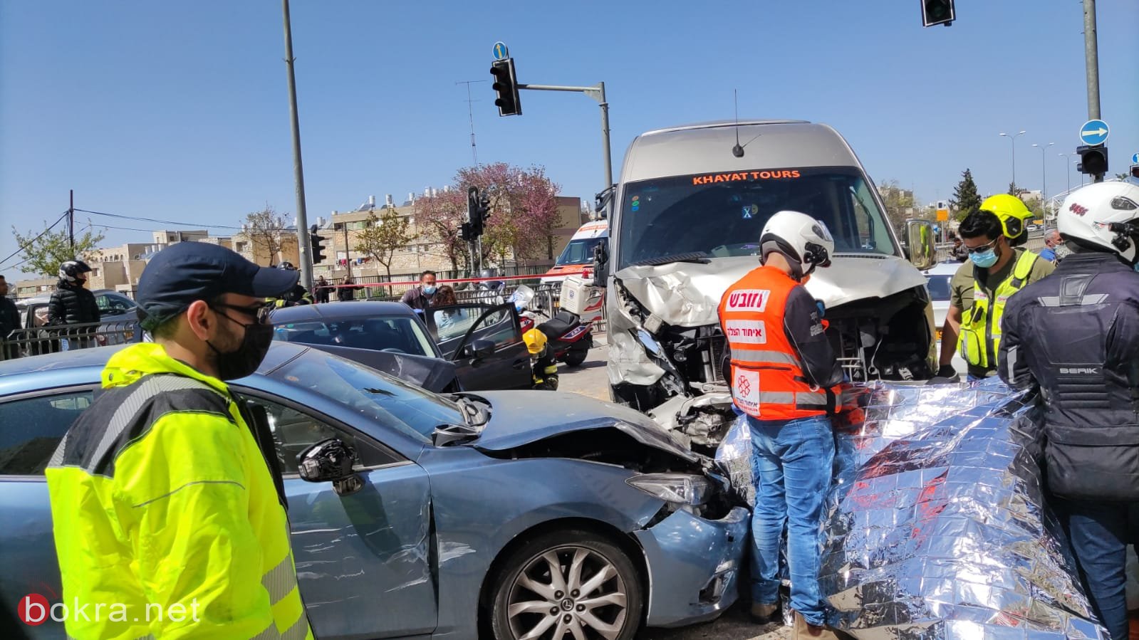 مصرع سيدة  جرّاء حادث طرق في القدس واصابة 5 اخرين-5