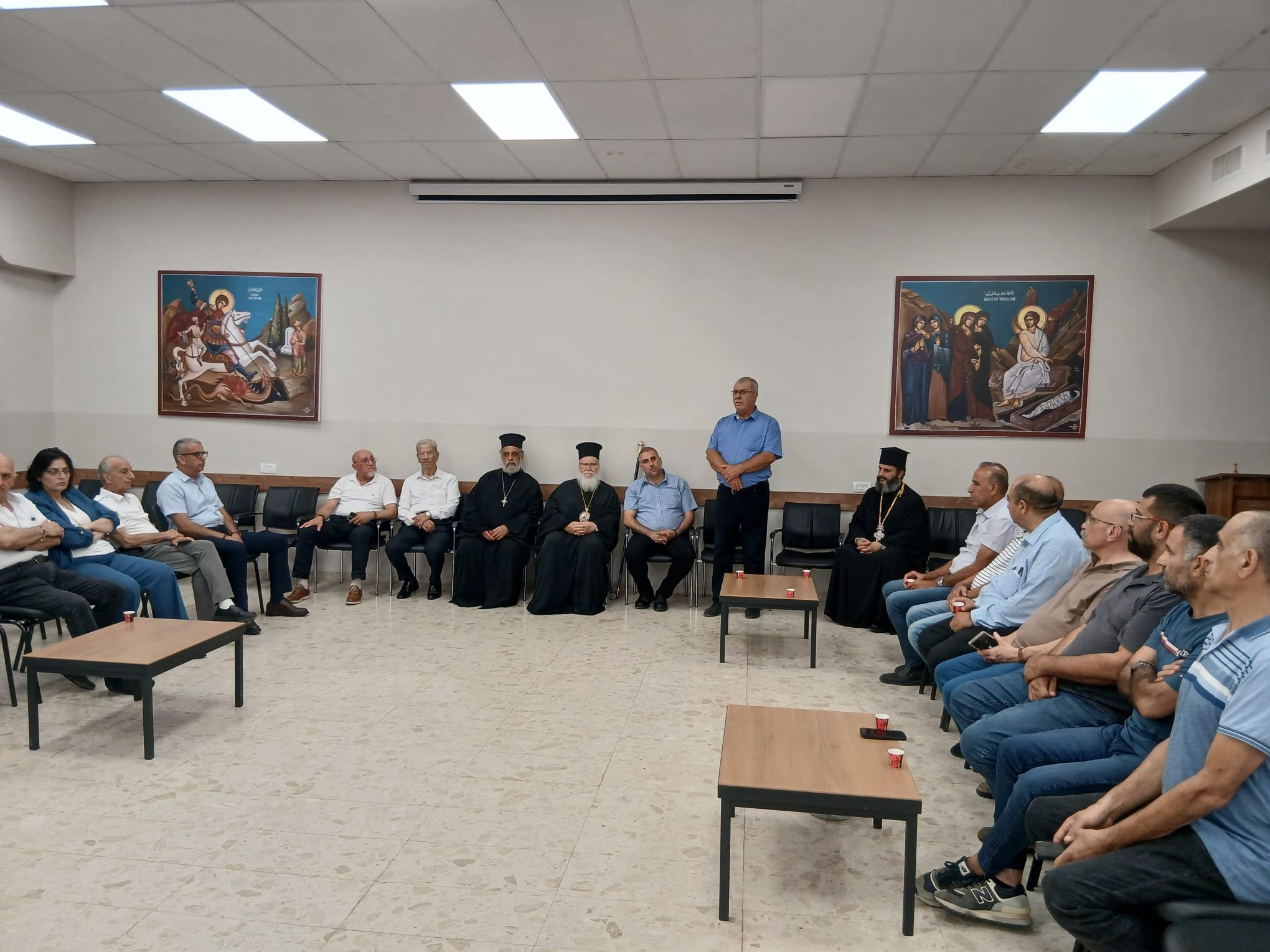 وفد من المتابعة يزور مجلس الطائفة الأرثوذكسية في الناصرة متضامنا-0