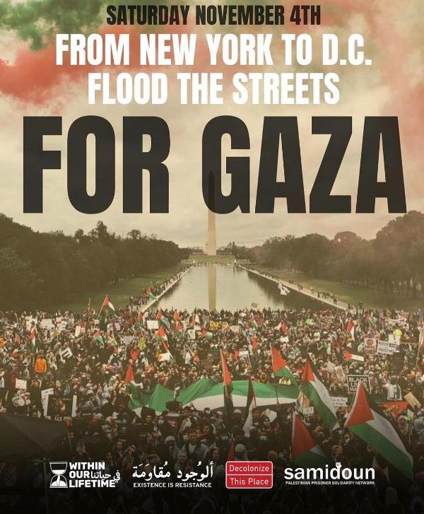 رئيس الكونغرس الفلسطيني الأمريكي ل بكرا : مظاهرة مليونية اليوم في واشنطن تنديدا بالحرب على غزة-0