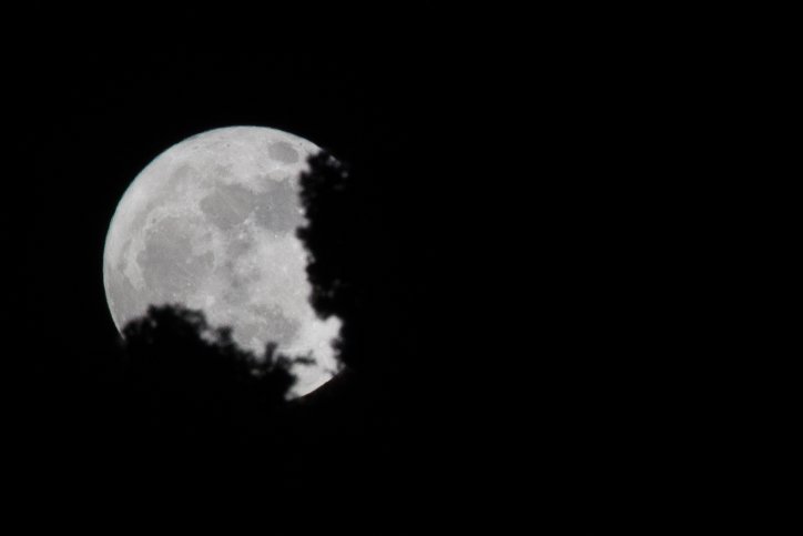 شاهدوا بالصور: القمر العملاق أضاء سماء البلاد أمس-5