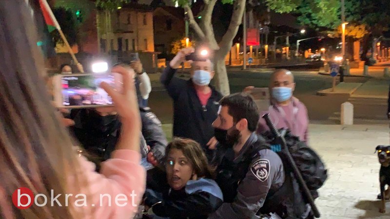 مواجهات مع الشرطة واعتقالات في مظاهرة حيفا ضد العنف-0