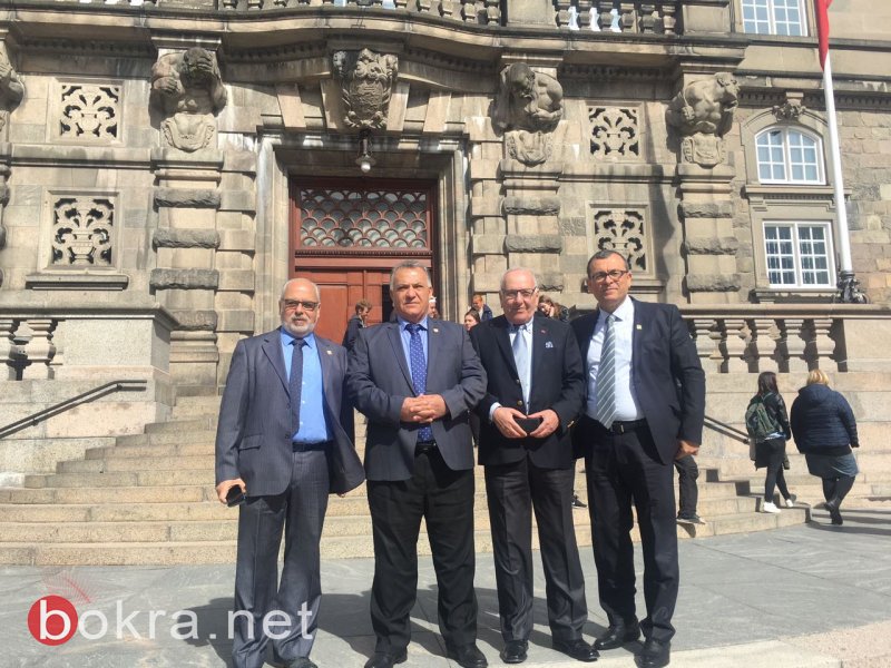 رئيس بلدية الناصرة علي سلام والوفد المرافق يزورون البرلمان الدنماركي-8