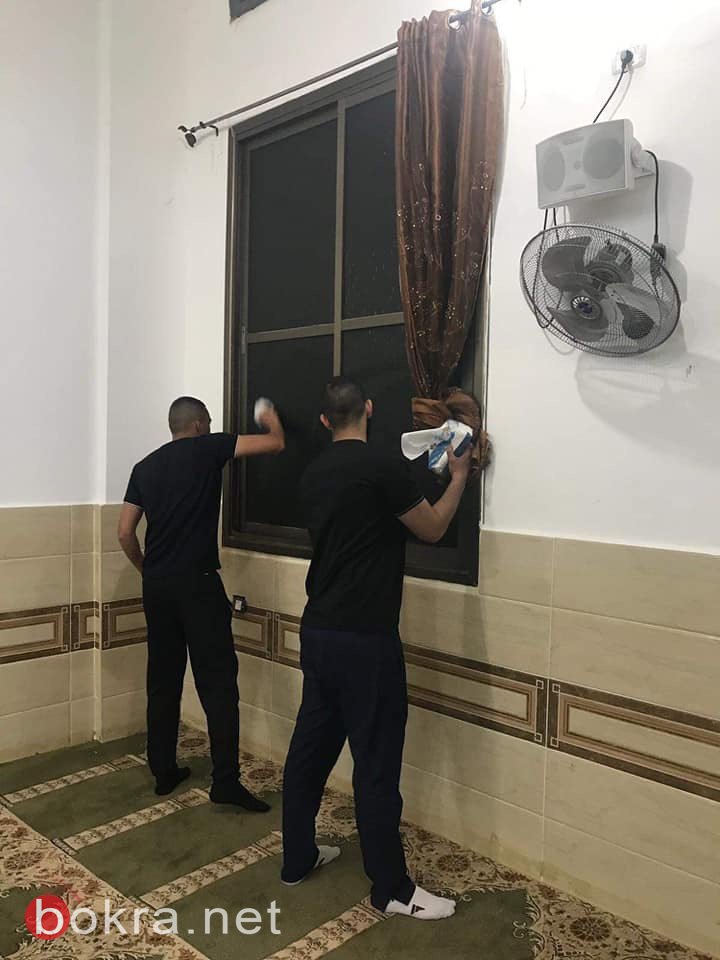 الجامعة الامريكيّة في جنين: تزيين مسجد السكنات بمبادرة من طلّاب ام الفحم -10