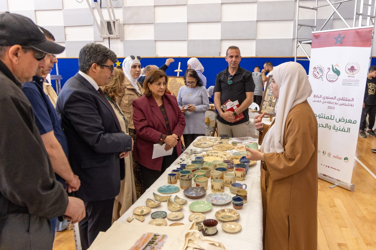 الملتقى السنوي الرابع للأشخاص مع إعاقة في القدس يشيد بجهود الملك المغربي في دعم الفلسطينيين في المدينة المقدسة-0