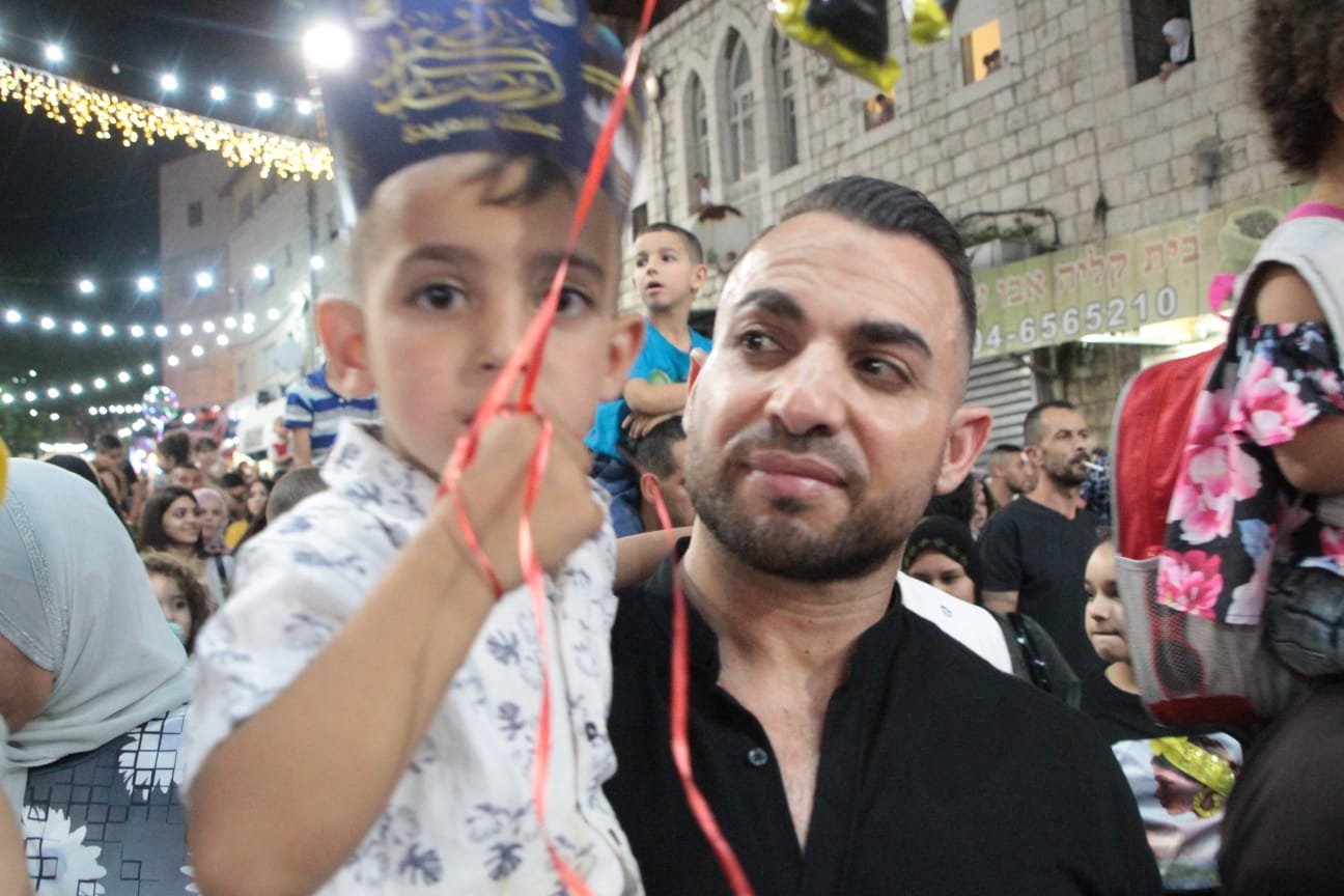 المئات في مسيرة عيد الفطر في الناصرة-15