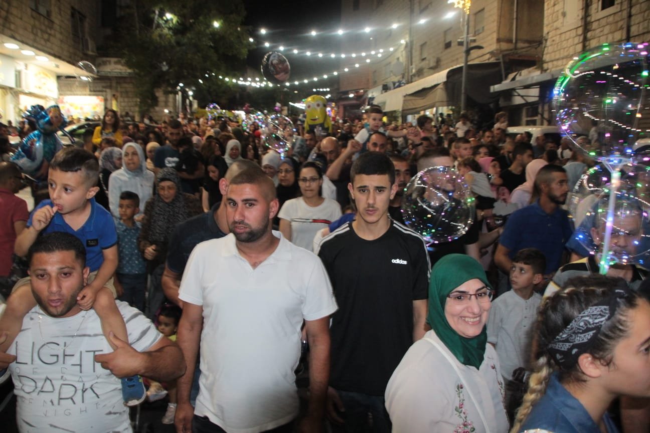 المئات في مسيرة عيد الفطر في الناصرة-45