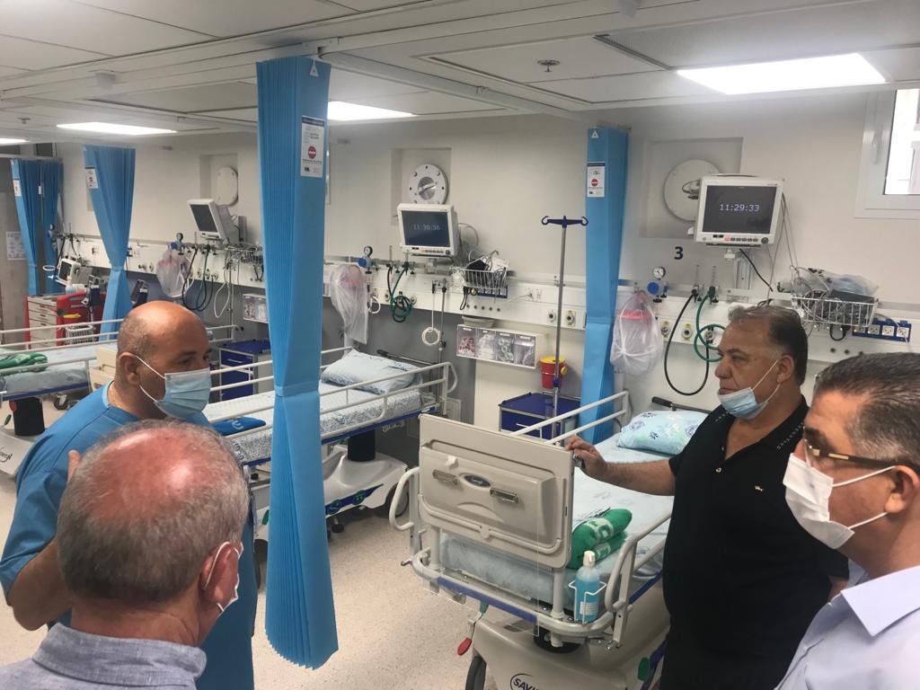 علي سلّام رئيس بلدية الناصرة يواكب التحديثات في مستشفى الناصرة "الانجليزي"-0