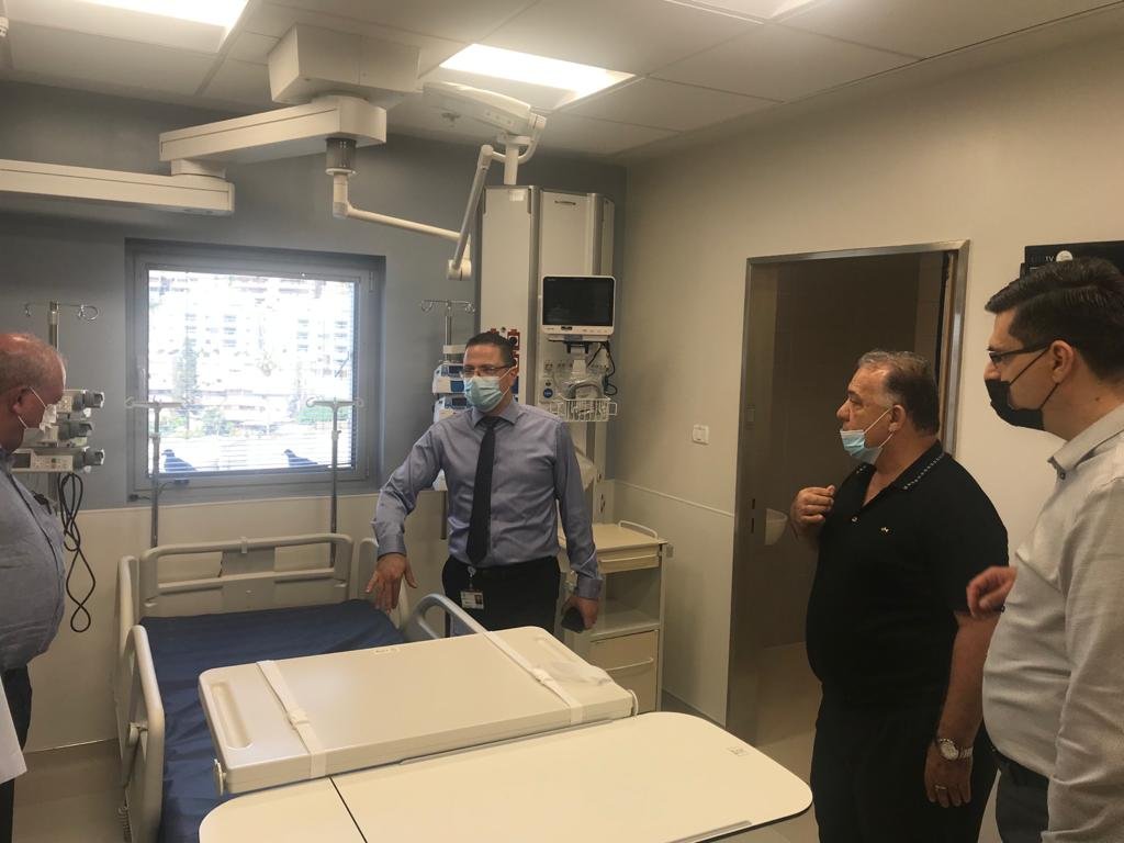 علي سلّام رئيس بلدية الناصرة يواكب التحديثات في مستشفى الناصرة "الانجليزي"-2