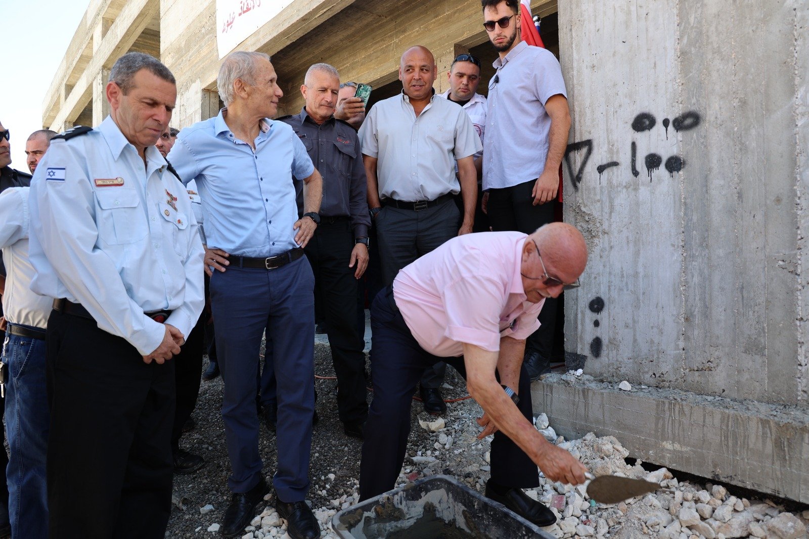 بمشاركة الوزير بار ليف- وضع حجر الأساس لمحطة الاطفاء في عيلوط-1