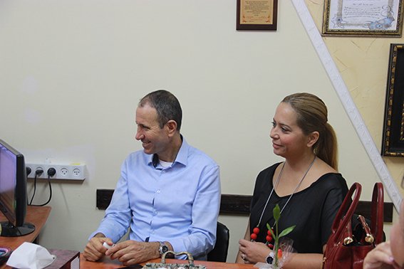 رئيس بلدية عكا ونائبه يقومان بزيارة المدارس العربية مع افتتاح السنة الدراسية الجديدة-9