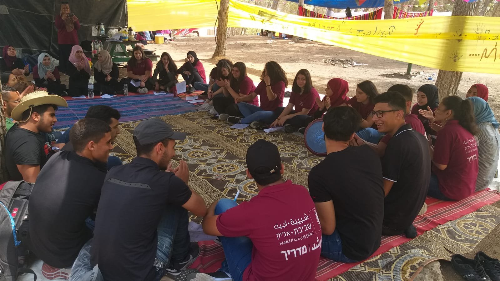  450 متطوّع عربي من كل أنحاء البلاد يشاركون في مخيّم افتتاح السنة التطوعية الجديدة-2