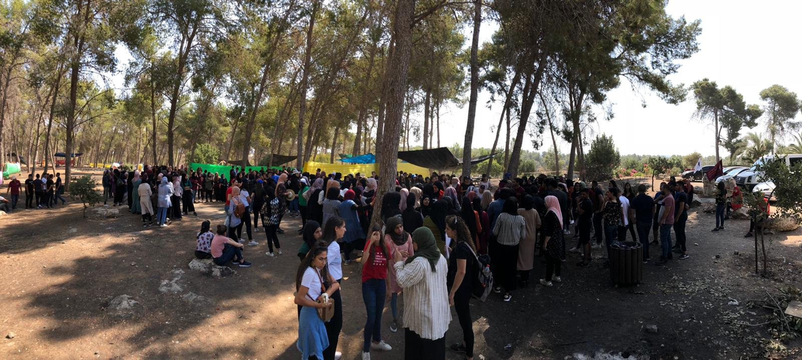  450 متطوّع عربي من كل أنحاء البلاد يشاركون في مخيّم افتتاح السنة التطوعية الجديدة-3