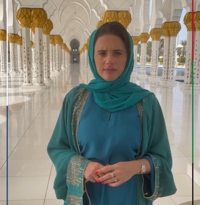 بالفيديو: شاكيد تزور مسجد الشيخ زايد ونصب "واحة الكرامة" في أبوظبي-0