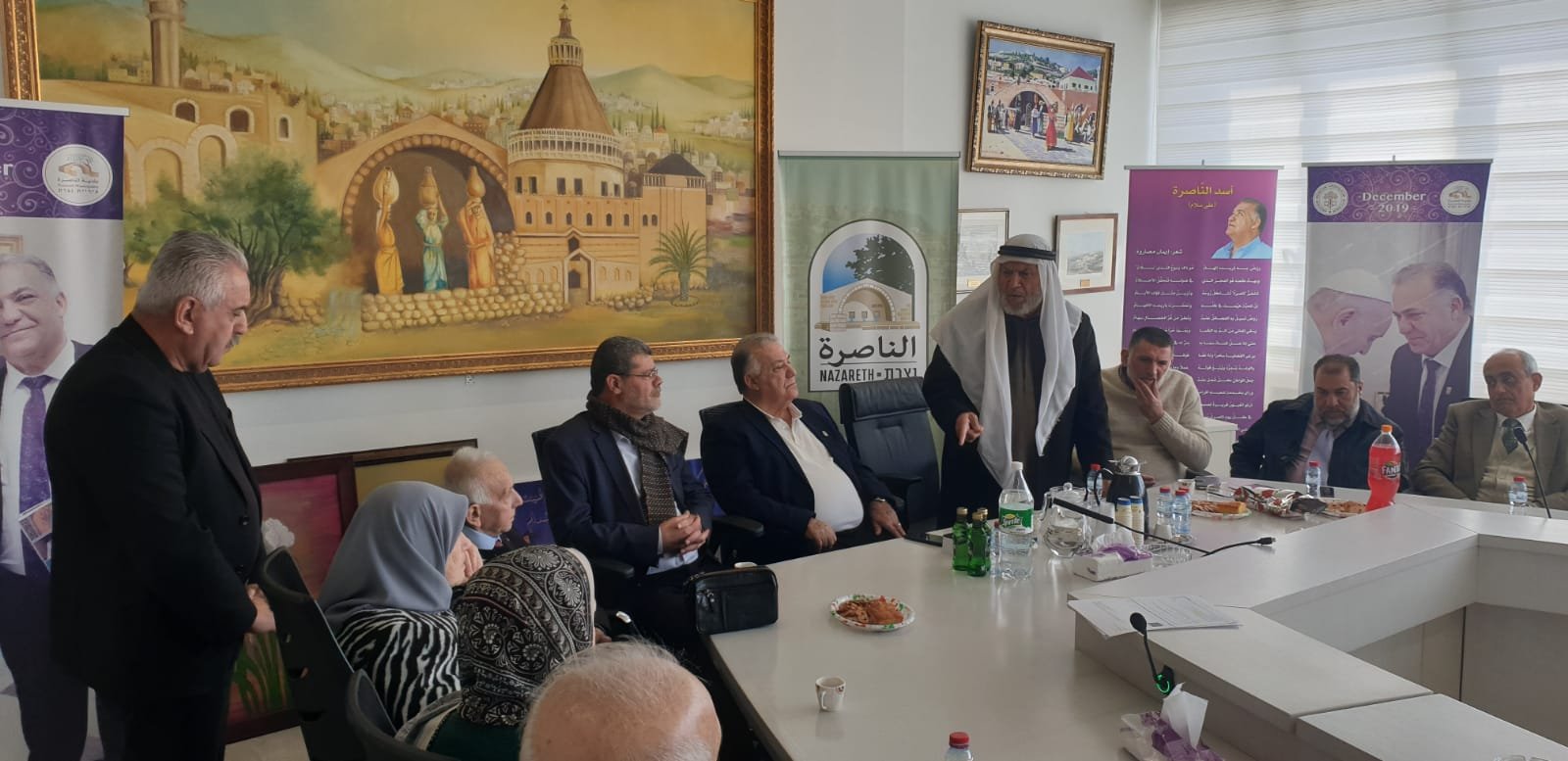 رئيس بلدية الناصرة وادارتها  يكرمون المربي الشيخ  د.إيهاب حمزة خليل-5